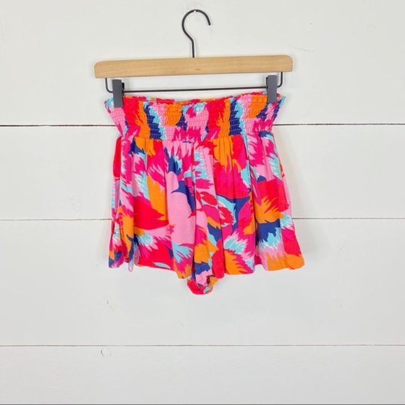 aerie Pants - Aerie American Eagle Floral High Waisted Shorts